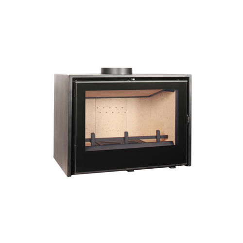 Chimenea insertable de leña - 800 - Axis - de acero / de convección forzada / de convección natural