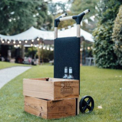 Carrito de servicio - J.ACK - TRADEWINDS atelier - de limpieza / para equipaje / para leña