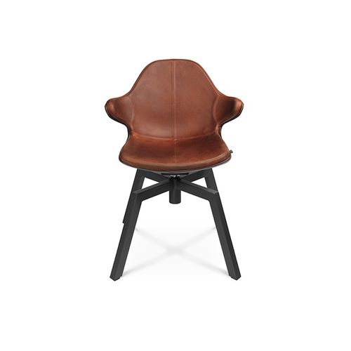 Silla contemporánea - W-LOFT - Wagner - Eine Marke der Topstar GmbH - de interior / de cuero / con base metálica