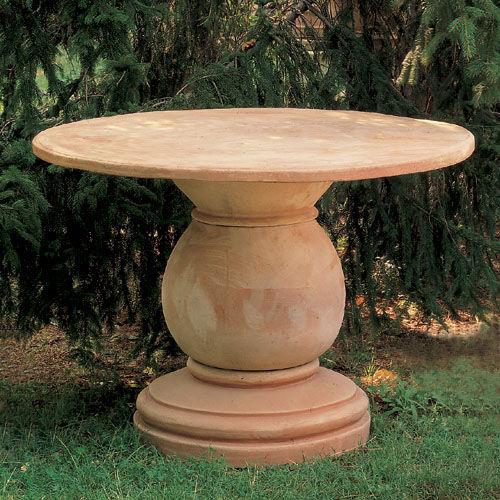 Mesa clásica - Terrecotte Poggi Ugo - de terracota / redonda / de jardín