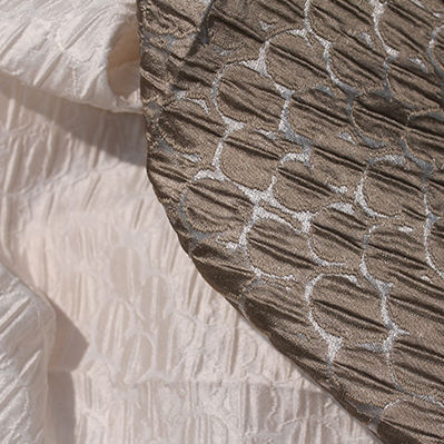 Tela para cortinas - FOLIGNO - Foresti Home Collection Group srl - con motivos decorativos / de poliéster
