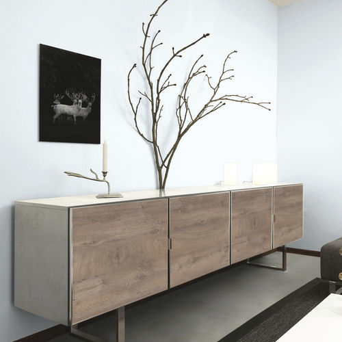 Panel decorativo para interiores - K5412 RO OAK ENDGRAIN RAW - Kaindl - doméstico / de alta resistencia / MDF