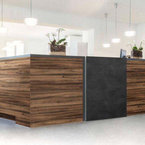 Panel decorativo para interiores - 32339 AN WALNUT TORTONA - Kaindl - doméstico / de alta resistencia / melaminado