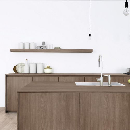 Panel decorativo para interiores - K2754 AE Oak Aviva Breeze - Kaindl - doméstico / de alta resistencia / melaminado