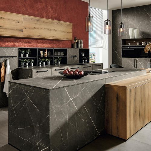 Panel decorativo para puerta - K5574 IR OAK EVOKE SUNSET - Kaindl - para interiores / doméstico / de alta resistencia