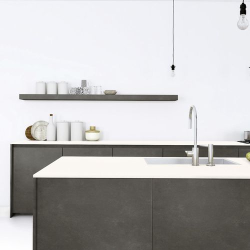 Panel decorativo para interiores - 42207 DP CONCRETE TERRA - Kaindl - doméstico / de alta resistencia / melaminado