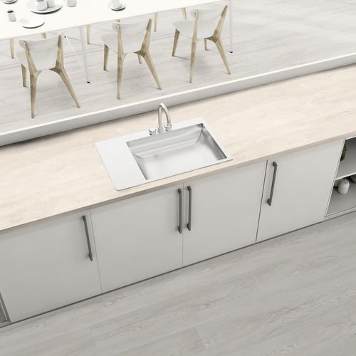 Panel decorativo para interiores - K2755 CN Travertin Umbria - Kaindl - doméstico / de alta resistencia / melaminado