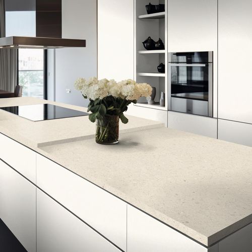 Panel decorativo para interiores - 42401 DP Limestone Light - Kaindl - doméstico / de alta resistencia / laminado