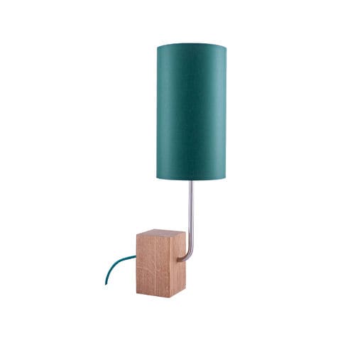 Lámpara de mesa - LOOPA PM - FLAM ET LUCE LUMINAIRES - de metal / madera / contemporánea