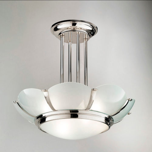 Lámpara araña Art Deco - 10352 - SOFAR - de vidrio / de níquel / para el sector profesional