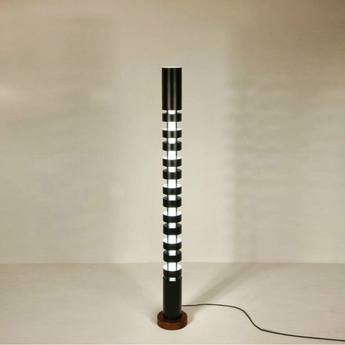 Columna luminosa contemporánea - MFL-TTL - SERGE MOUILLE - de metal / de madera / de interior