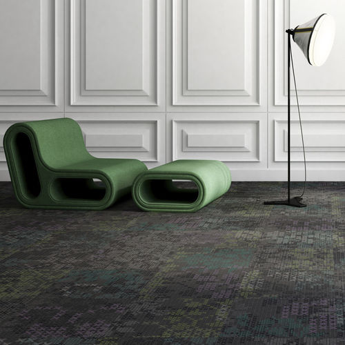 Moqueta en losas - GENEVA - OBJECT CARPET - de bucles / tejida / de PET