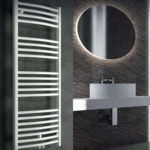 Radiador toallero de agua caliente - FLORENCE AC CENTRAL TAPS - TONON EVOLUTION - 0...500 w / 501 w...750 w / clásico