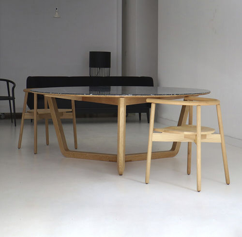 Mesa de comedor contemporánea - SUL - Branca-Lisboa - de roble / de