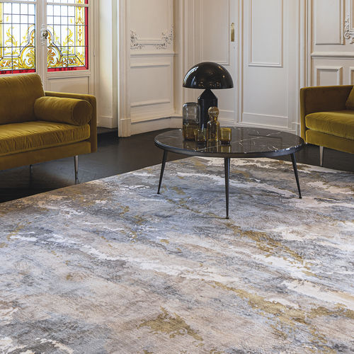 Alfombra de seda - KORO BLAZE - Edition Bougainville - contemporánea / con motivos decorativos / de cáñamo