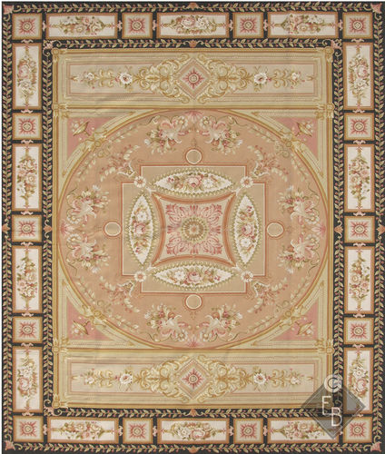 Alfombra tradicional - CANTENAC STANDARD - Edition Bougainville - de flores / de PET / de lana