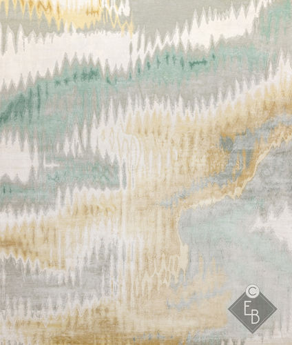 Alfombra de lana - ALCHEMY MINT - Edition Bougainville - contemporánea / con motivos decorativos / de PET