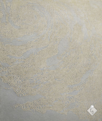 Alfombra de lana - HAZEL MOONBEAM - Edition Bougainville - contemporánea / con motivos decorativos / de PET