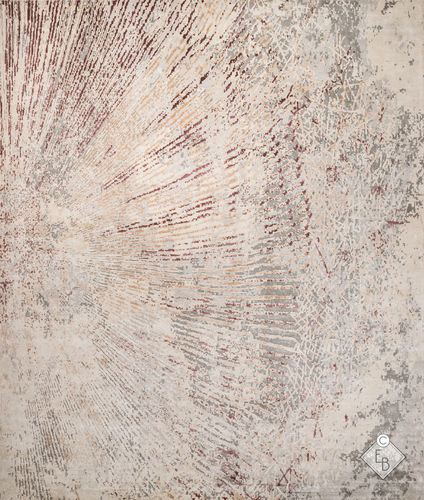 Alfombra de seda - ITALUS BLUSH - Edition Bougainville - contemporánea / con motivos decorativos / de PET