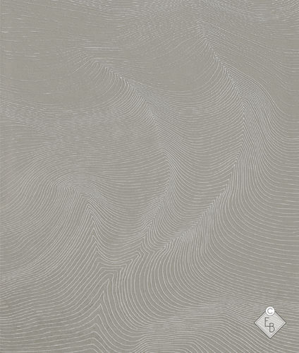 Alfombra de lana - LINEA DESERT - Edition Bougainville - contemporánea / de rayas / de seda vegetal
