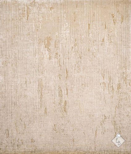 Alfombra contemporánea - KAOLIN DUNE - Edition Bougainville - con motivos decorativos / de PET / de lana