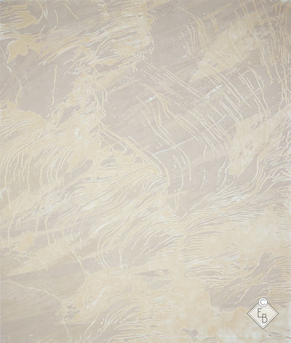 Alfombra contemporánea - RESSAC SELENITE - Edition Bougainville - con motivos decorativos / rectangular / cuadrada