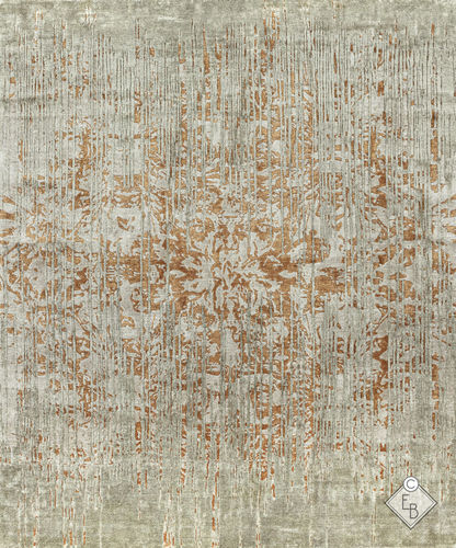 Alfombra contemporánea - AZALÉE CAJUN - Edition Bougainville - con motivos decorativos / de cáñamo / de lana