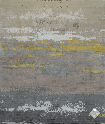 Alfombra de seda - CLOUD DUSK - Edition Bougainville - contemporánea / con motivos decorativos / de cáñamo