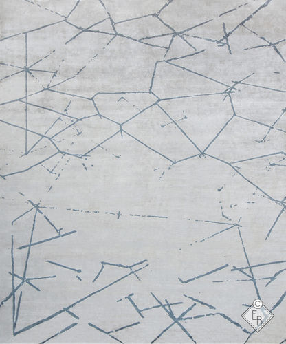 Alfombra de lana - COSMOS ARTIC - Edition Bougainville - contemporánea / con motivos decorativos / de PET