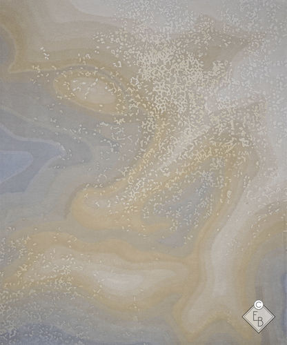Alfombra de lana - FLAKE BLAZE - Edition Bougainville - contemporánea / con motivos decorativos / de PET