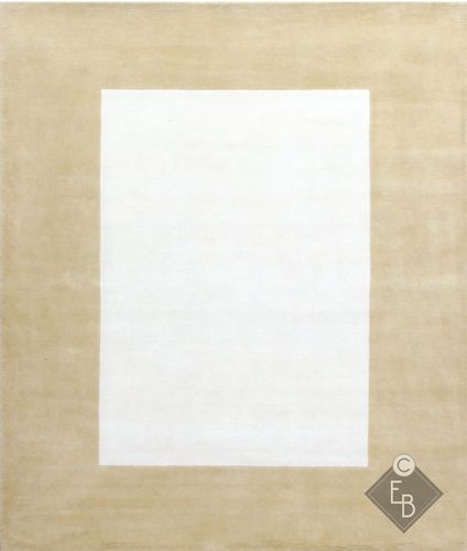 Alfombra contemporánea - MOTU BEIGE - Edition Bougainville - con motivos decorativos / de PET / de lana