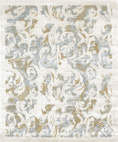Alfombra contemporánea - BEAUCHAMP EARTH - Edition Bougainville - con motivos decorativos / de cáñamo / de PET