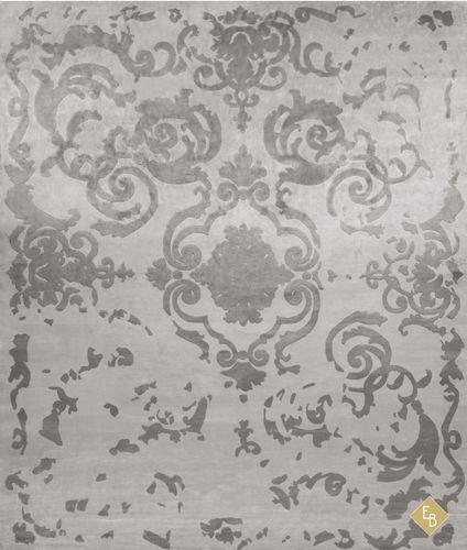 Alfombra tradicional - CARDINAL VINTAGE PEARL - Edition Bougainville - con motivos decorativos / de cáñamo / de PET