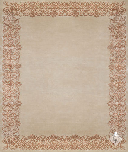Alfombra contemporánea - COLBERT PEEL - Edition Bougainville - con motivos decorativos / de cáñamo / de PET
