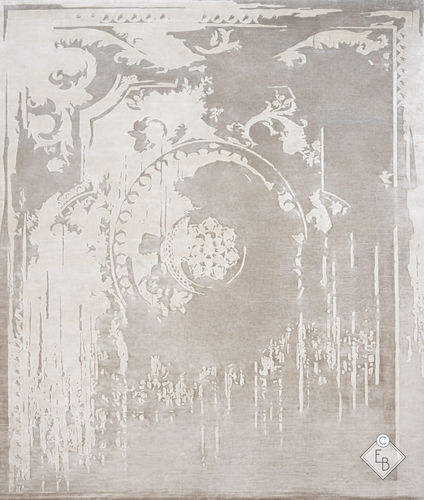 Alfombra tradicional - VICOMTE ANGORA - Edition Bougainville - con motivos decorativos / de PET / de lana