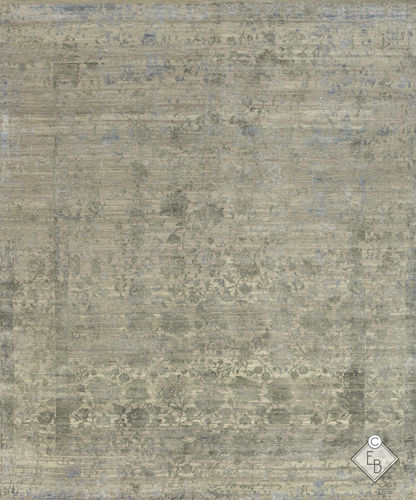 Alfombra contemporánea - MANDANA MUSHROOM - Edition Bougainville - con motivos decorativos / de lana / de seda