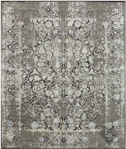 Alfombra tradicional - ZOHREH BITTER - Edition Bougainville - con motivos decorativos / de lana / de seda