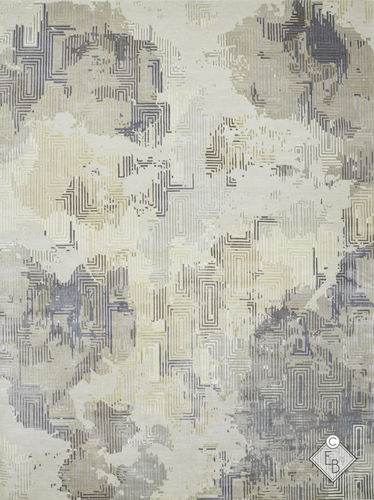 Alfombra contemporánea - ASTORIA GYPSE - Edition Bougainville - con motivos geométricos / de PET / de lana