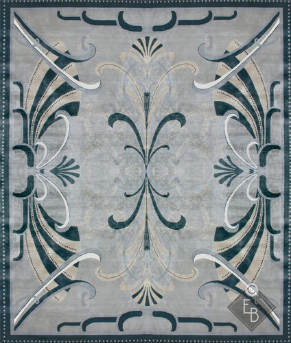 Alfombra tradicional - BROADWAY STARDUST - Edition Bougainville - con motivos decorativos / de PET / de lana