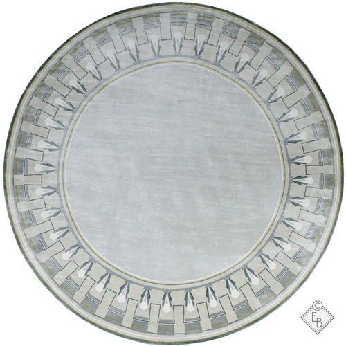 Alfombra Art Deco - CHAILLOT ATLANTIC - Edition Bougainville - con motivos decorativos / de PET / de lana