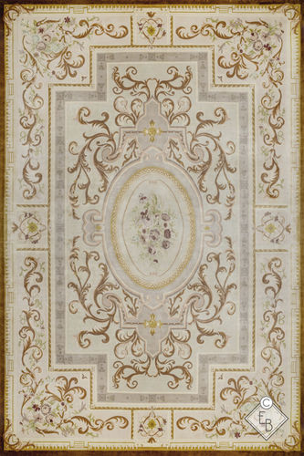 Alfombra tradicional - BELAIR STANDARD - Edition Bougainville - de flores / de PET / de lana