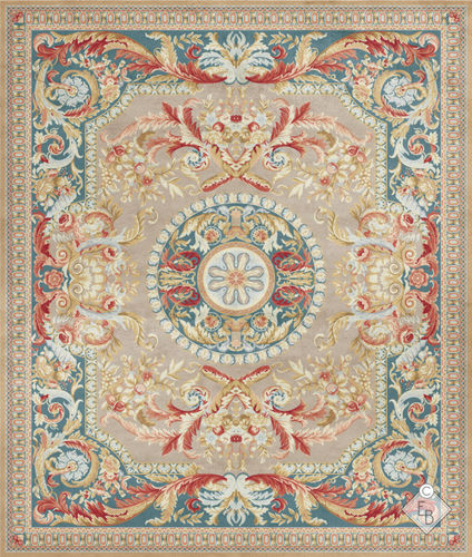 Alfombra tradicional - DESMIRAIL STANDARD - Edition Bougainville - de flores / de PET / de lana