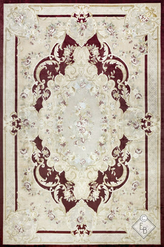 Alfombra tradicional - STAEL STANDARD - Edition Bougainville - de flores / de PET / de lana