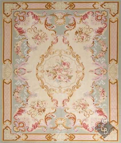Alfombra tradicional - VILLENEUVE STANDARD - Edition Bougainville - de flores / de PET / de lana