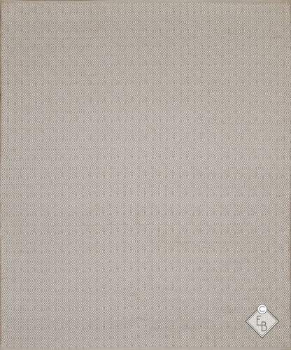 Alfombra contemporánea - MAURITIUS IVORY - Edition Bougainville - con motivos geométricos / de polipropileno / rectangular