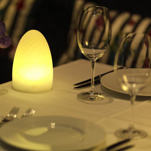 Lámpara de mesa - GHERKIN - Imagilights - de vidrio / contemporánea / con cable