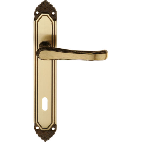 Tirador de puerta - FIORELLA - FROSIO BORTOLO SRL  - de latón / clásico / con cerradura integrada