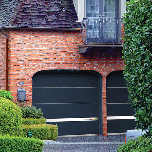 Puerta de garaje seccional - MODERN STYLE - KOPRON - de acero / automática