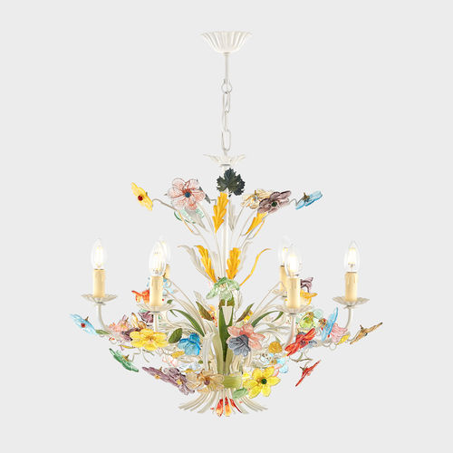 Lámpara araña clásica - DESIDERIA - Sogni di Cristallo - de cristal de Murano / de vidrio soplado / de hierro forjado