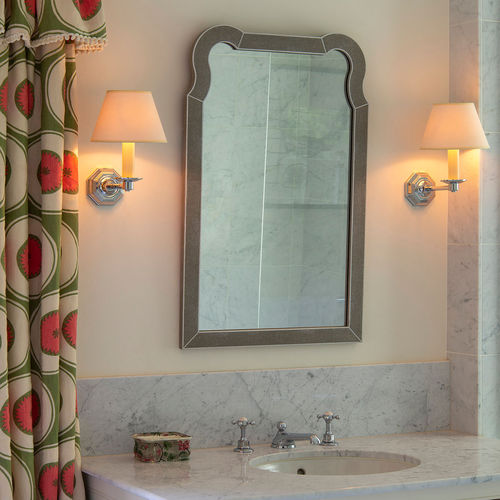 Espejo para baño de pared - SAVOY - VAUGHAN - contemporáneo / de madera